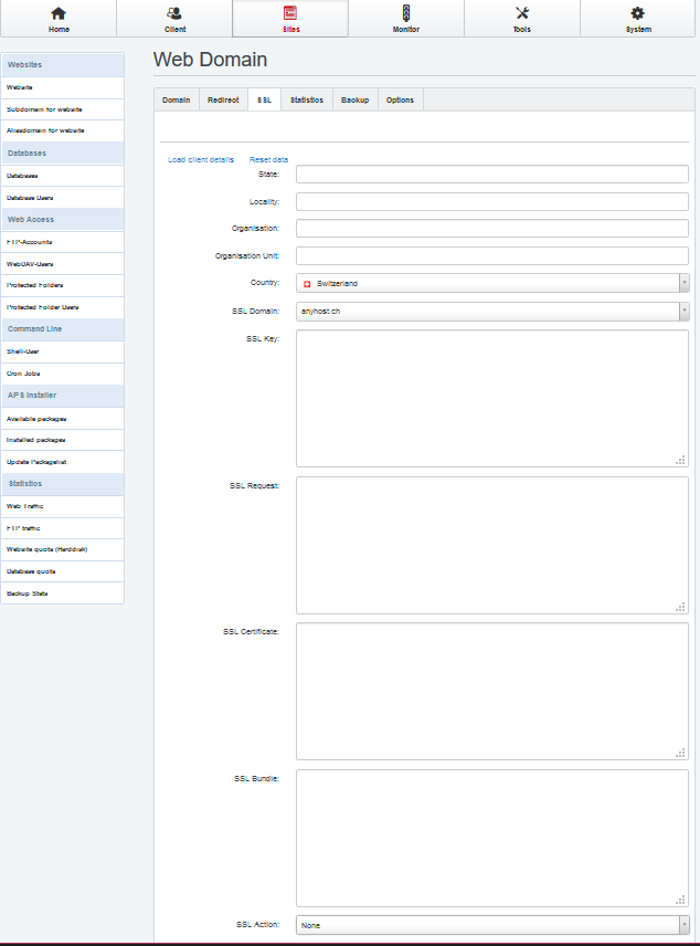 webpanel